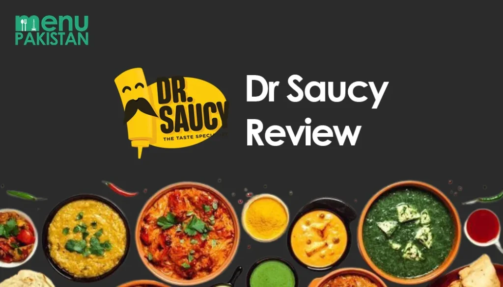 Dr Saucy Menu