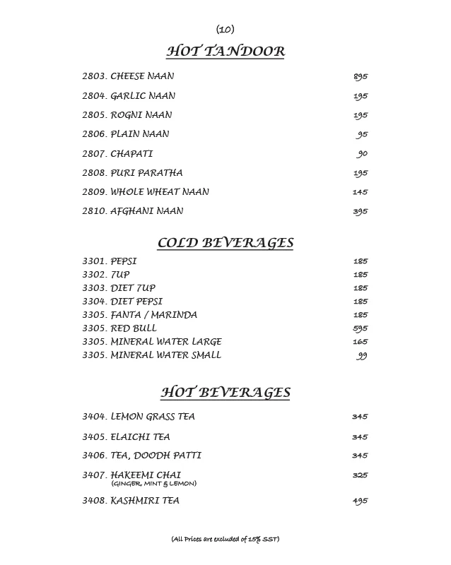 Kolachi Menu 10