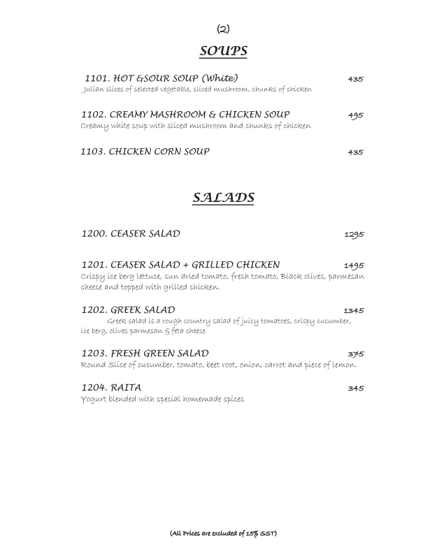 Kolachi Menu 2