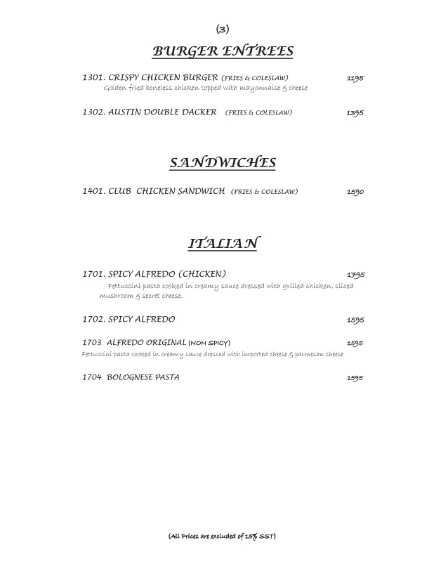 Kolachi Menu 3