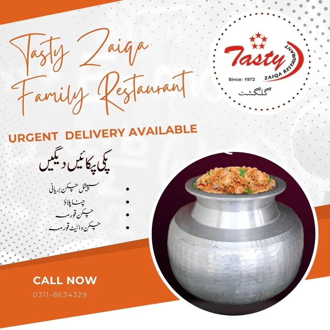 Tasty Zaiqa Restaurant Multan Menu 1