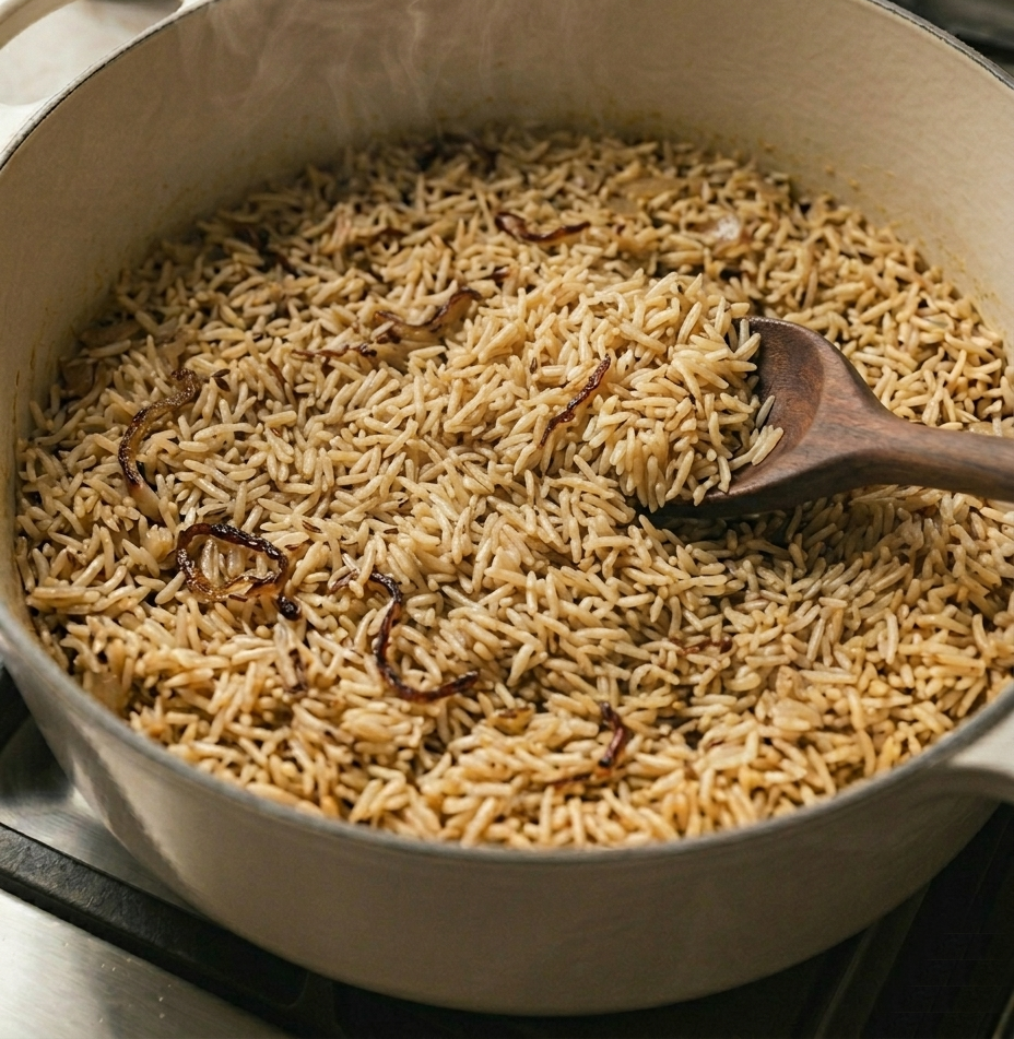 Namkeen Chawal Last Step Close Shot