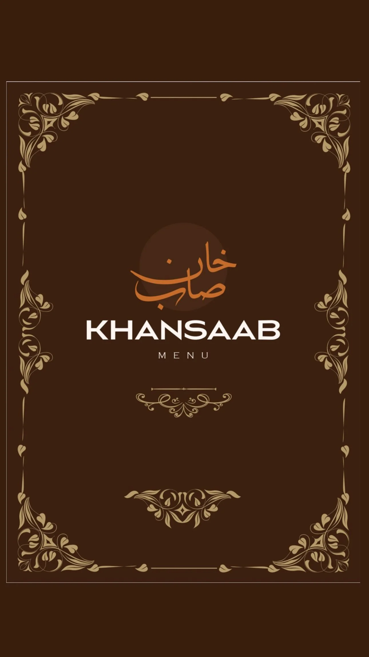 Khan Sahab Restaurant Menu 1