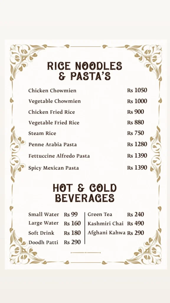 Khan Sahab Restaurant Menu 11