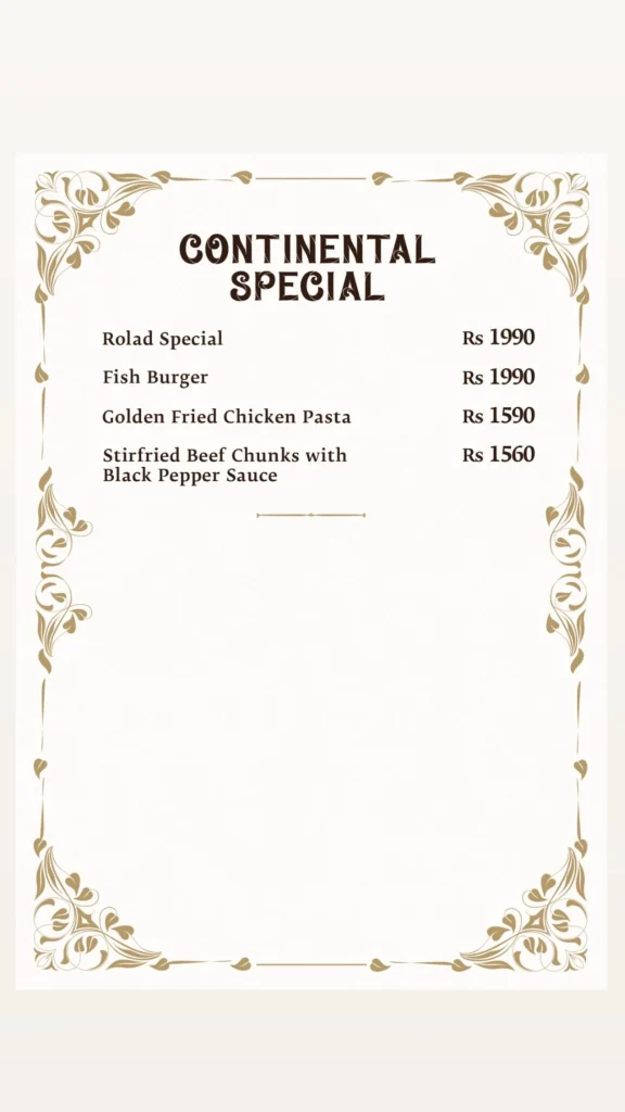 Khan Sahab Restaurant Menu 13