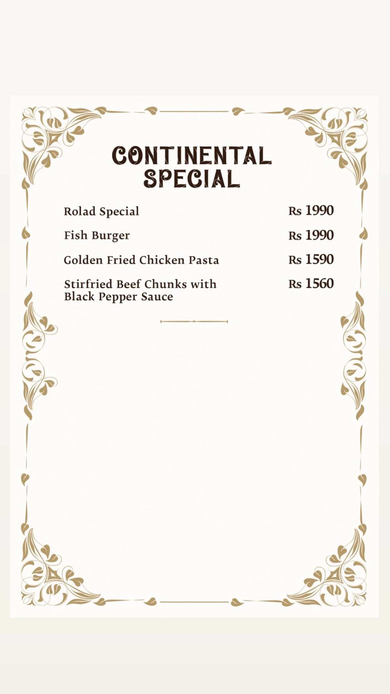Khan Sahab Restaurant Menu 13