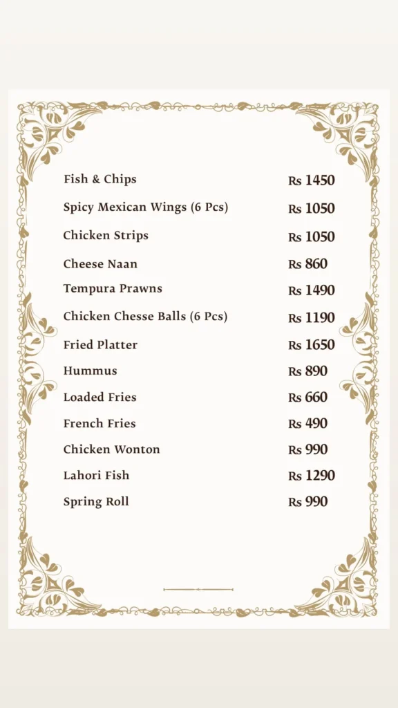 Khan Sahab Restaurant Menu 3