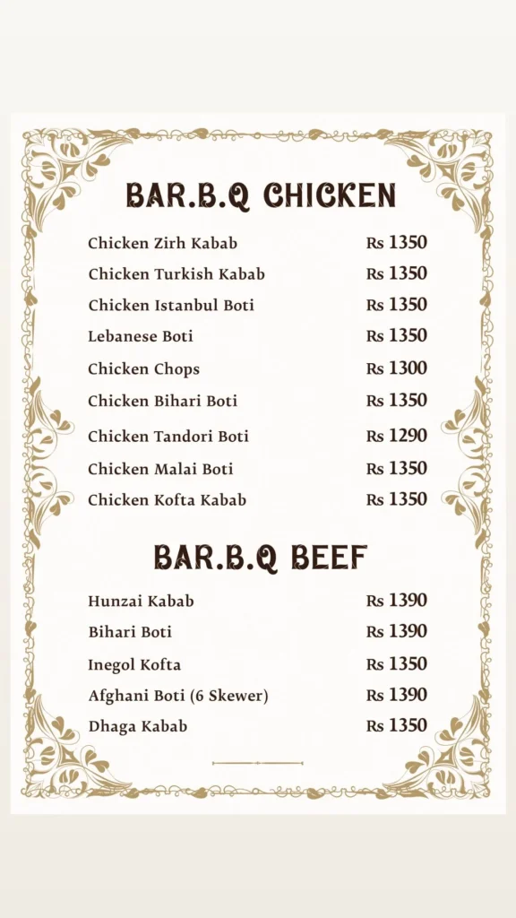 Khan Sahab Restaurant Menu 4