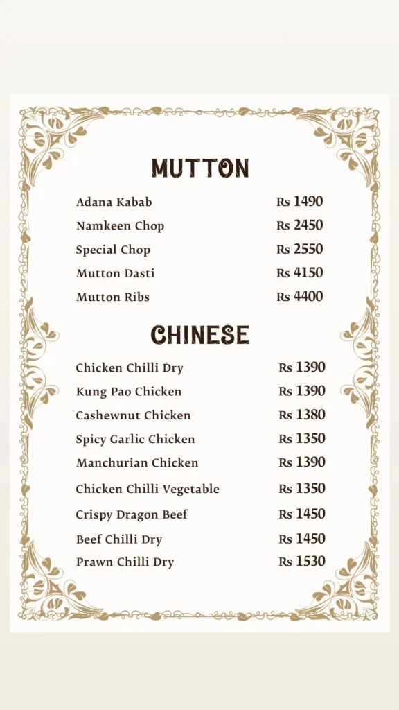 Khan Sahab Restaurant Menu 5