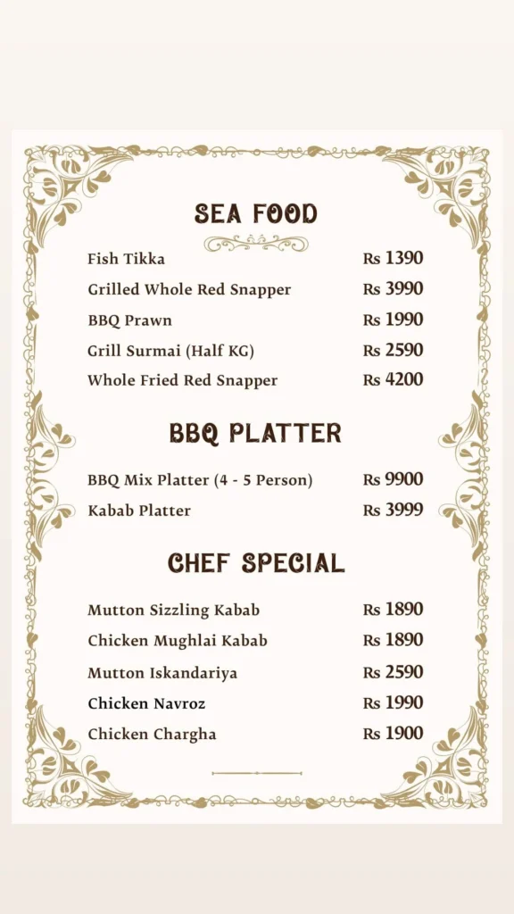 Khan Sahab Restaurant Menu 6