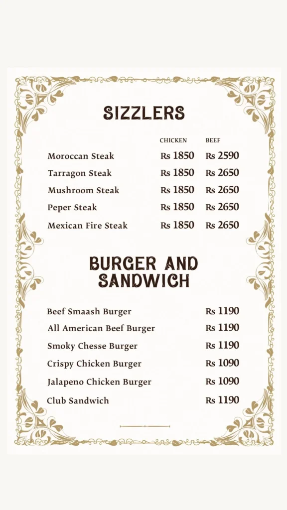Khan Sahab Restaurant Menu 8