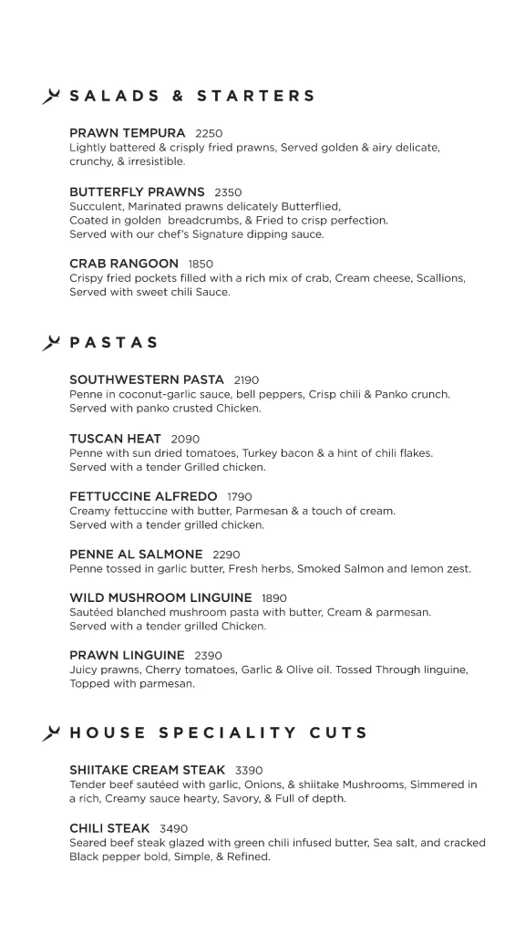 Ktore Menu 2