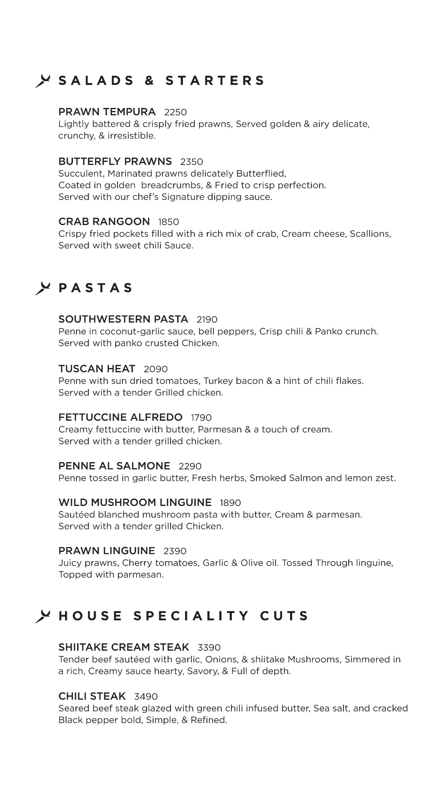 Ktore Menu 2