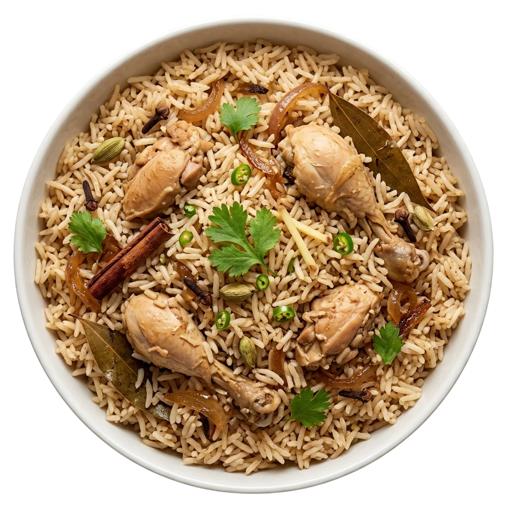 Urdu Recipes - Chicken Pulao